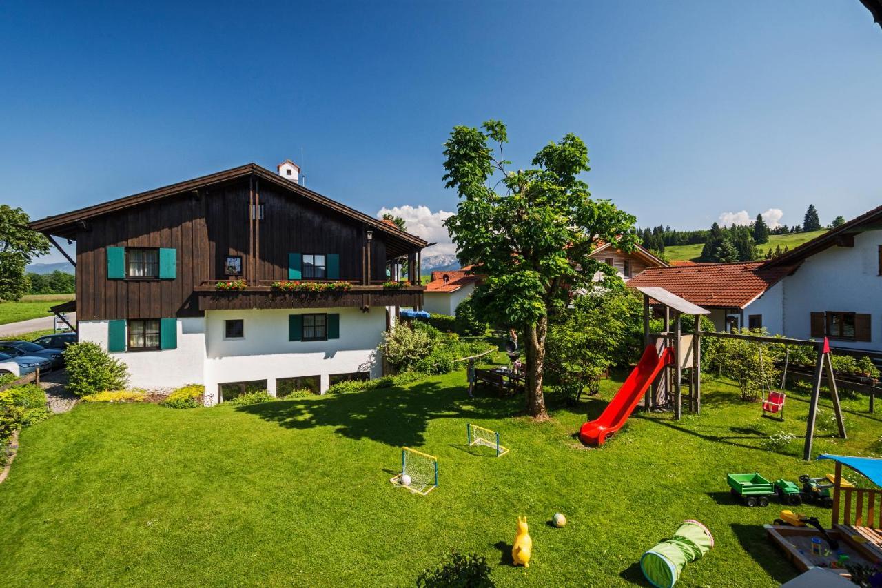 Allgaeu Ferienhaus Strobel Rosshaupten Bagian luar foto