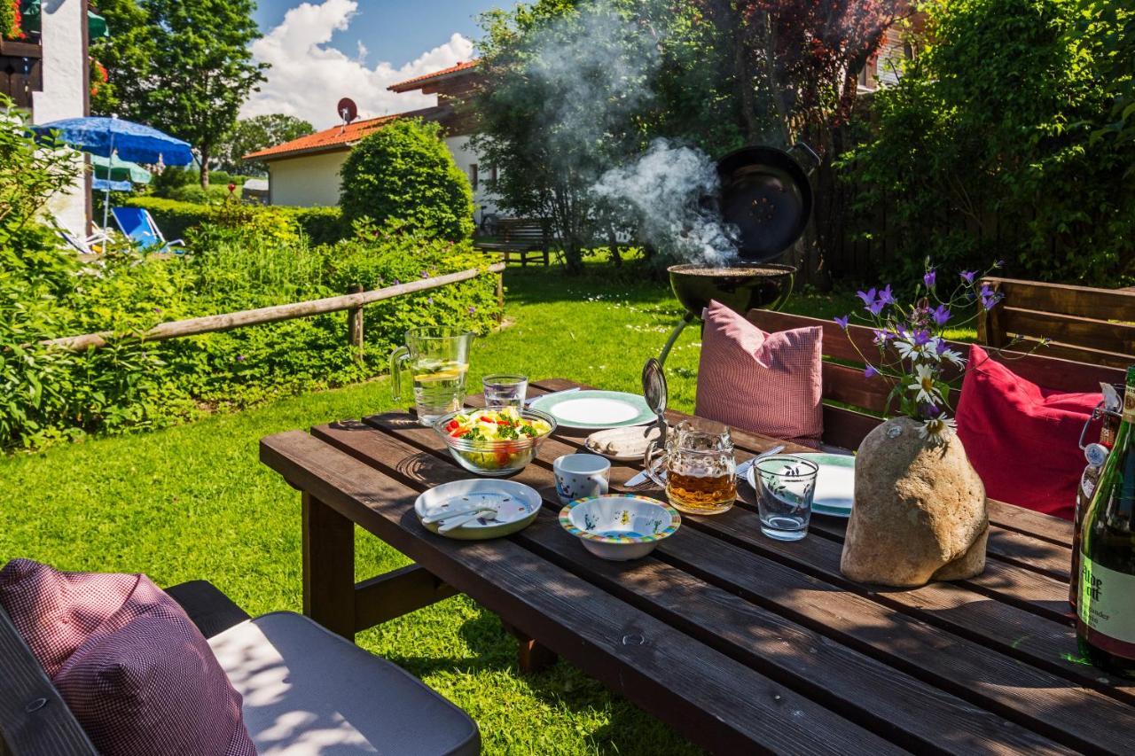 Allgaeu Ferienhaus Strobel Rosshaupten Bagian luar foto
